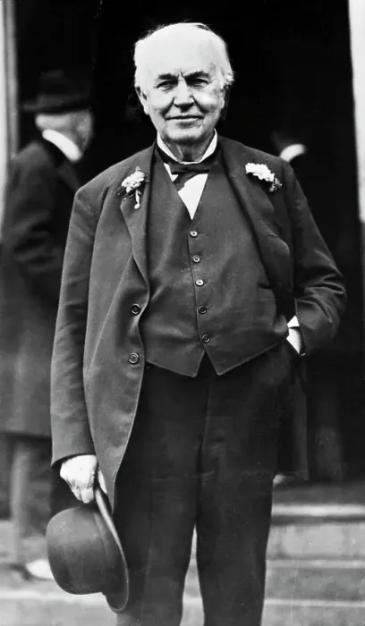 Framed Print : Portrait of Thomas A. Edison Framed Print : Portrait of Thomas A. Edison