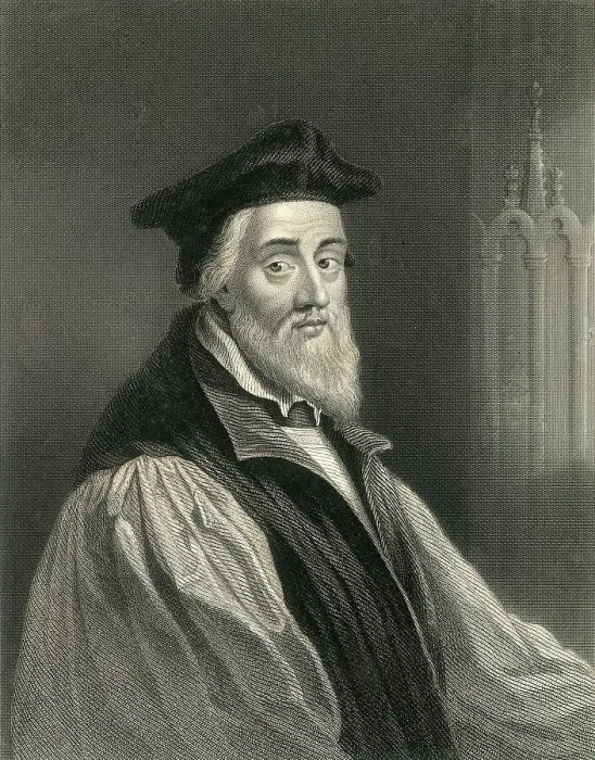 Framed Print : Portrait of Thomas Cranmer (1489-1556), English Prelate and Reformer Framed Print : Portrait of Thomas Cranmer (1489-1556), English Prelate and Reformer