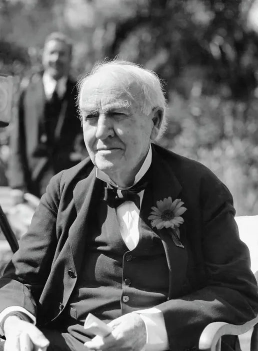 Framed Print : Portrait of Thomas Edison Framed Print : Portrait of Thomas Edison