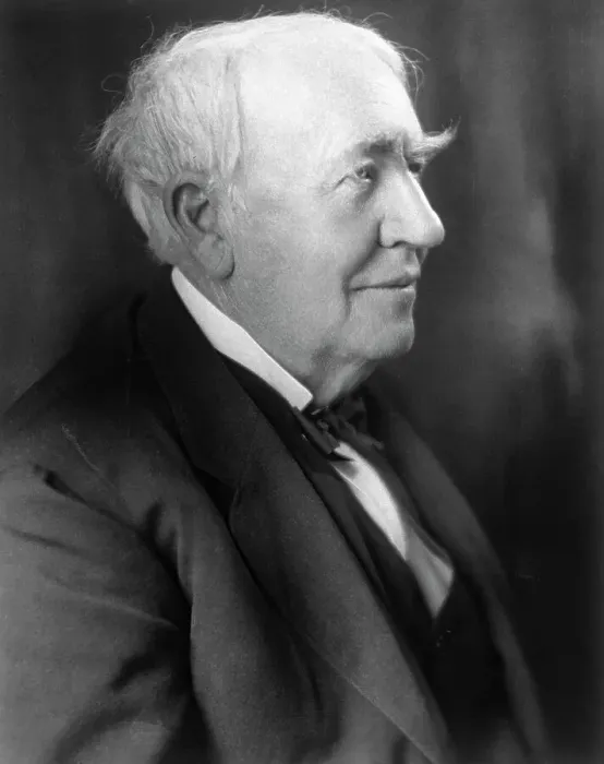 Framed Print : Portrait of Thomas A Edison