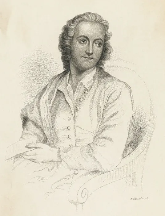 Framed Print : Portrait of Thomas Gray Framed Print : Portrait of Thomas Gray