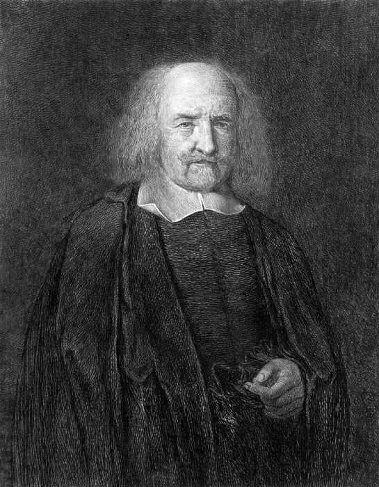 Framed Print : Portrait of Thomas Hobbes Framed Print : Portrait of Thomas Hobbes