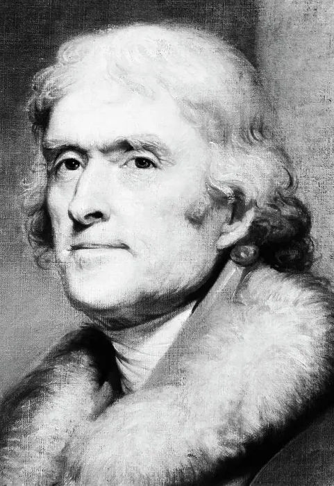 Framed Print : Portrait of Thomas Jefferson Framed Print : Portrait of Thomas Jefferson