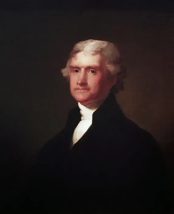 Framed Print : Portrait of Thomas Jefferson by Asher Brown Durand Framed Print : Portrait of Thomas Jefferson by Asher Brown Durand