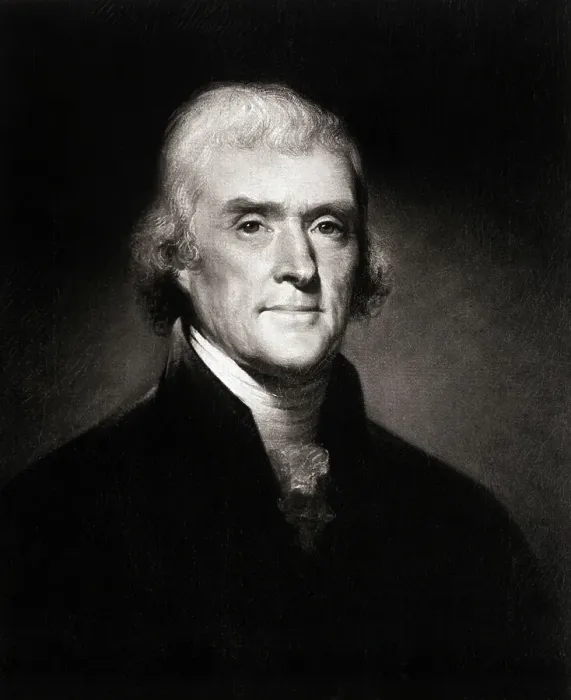Framed Print : Portrait of Thomas Jefferson by Rembrandt Peale Framed Print : Portrait of Thomas Jefferson by Rembrandt Peale