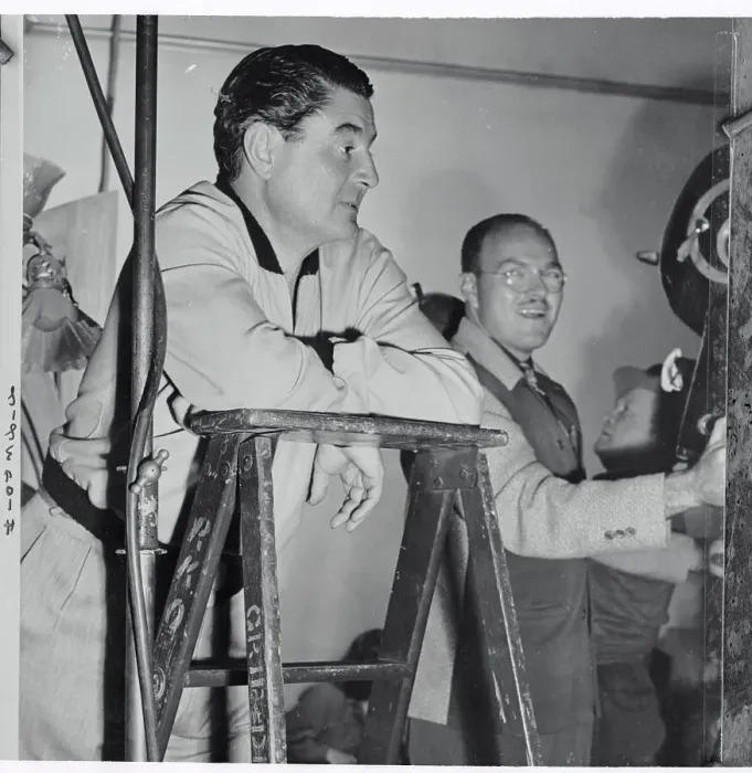 Framed Print : Portrait of Thomas Leo McCarey on Studio Set Framed Print : Portrait of Thomas Leo McCarey on Studio Set