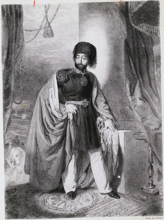 Framed Print : Portrait of Turkish Emperor Mahmoud Khan II Framed Print : Portrait of Turkish Emperor Mahmoud Khan II