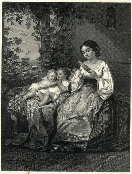 Framed Print : Portrait Of The Twin Sleepers