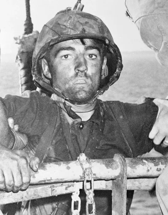 Framed Print : Portrait of a U.S. Marine Soldier Framed Print : Portrait of a U.S. Marine Soldier