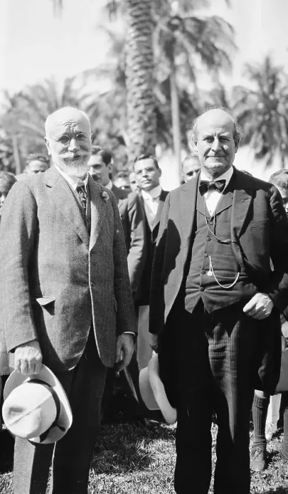 Framed Print : Portrait of Venizalos and William Jennings Bryan Framed Print : Portrait of Venizalos and William Jennings Bryan
