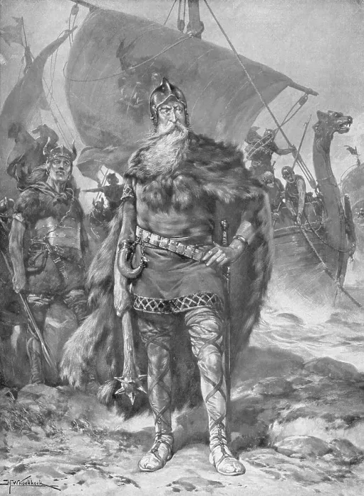 Framed Print : Portrait of Viking Prince Rurik Framed Print : Portrait of Viking Prince Rurik