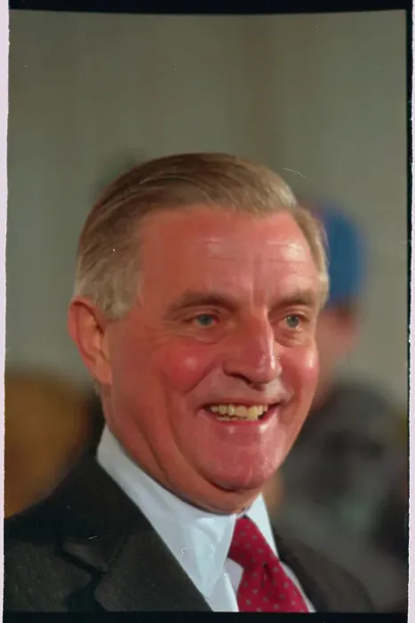 Framed Print : Portrait of Walter Mondale