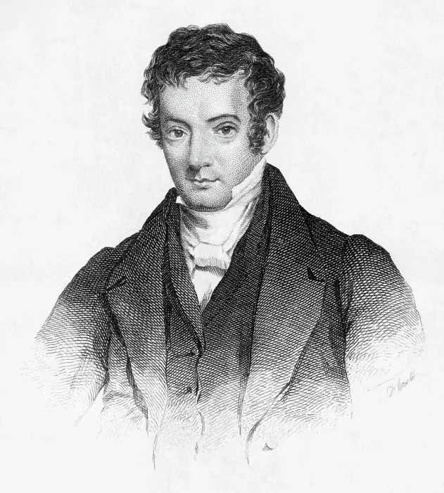 Framed Print : Portrait Of Washington Irving Framed Print : Portrait Of Washington Irving