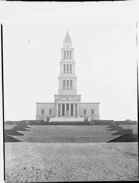Framed Print : Portrait of the Washington Masonic Memorial
