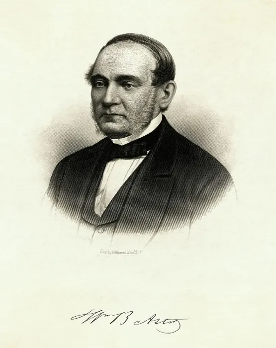 Framed Print : Portrait of William B. Astor
