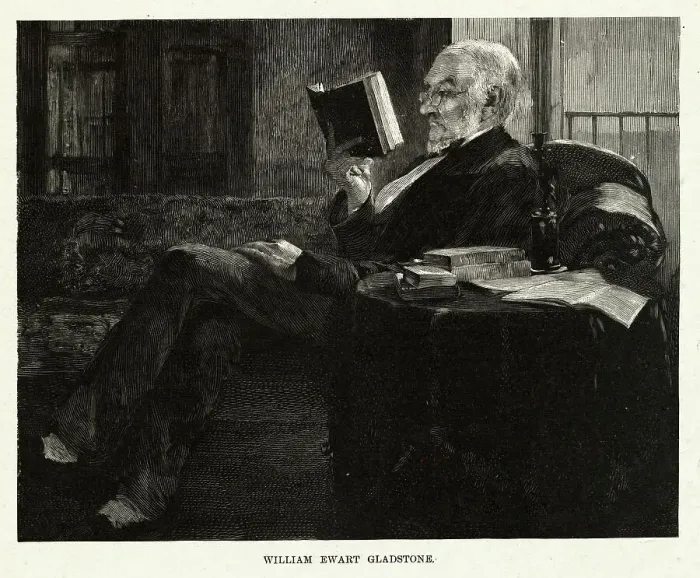 Framed Print : Portrait of William Ewart Gladstone Framed Print : Portrait of William Ewart Gladstone