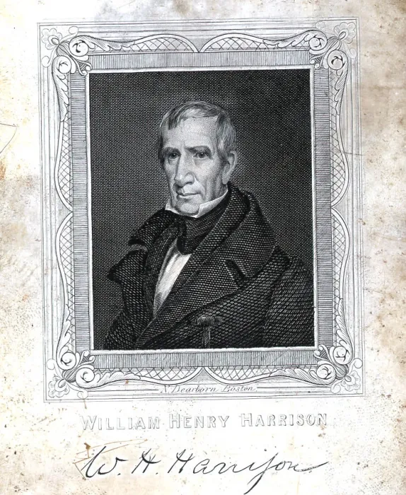Framed Print : Portrait Of William Henry Harrison Framed Print : Portrait Of William Henry Harrison
