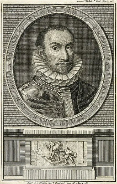 Framed Print : Portrait of William I Prince of Orange Framed Print : Portrait of William I Prince of Orange