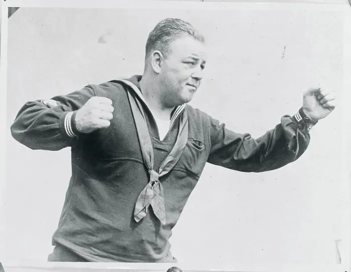 Framed Print : Portrait of Willie Meehan Punching