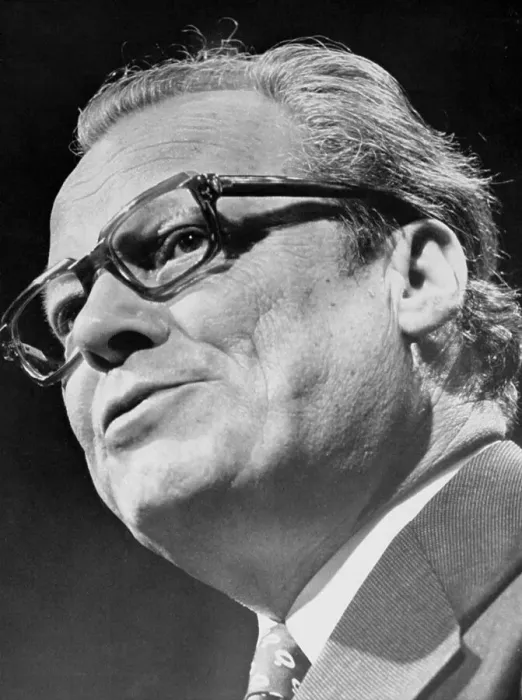 Framed Print : Portrait of Willy Brandt