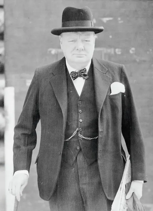 Framed Print : Portrait of Winston Churchill Framed Print : Portrait of Winston Churchill