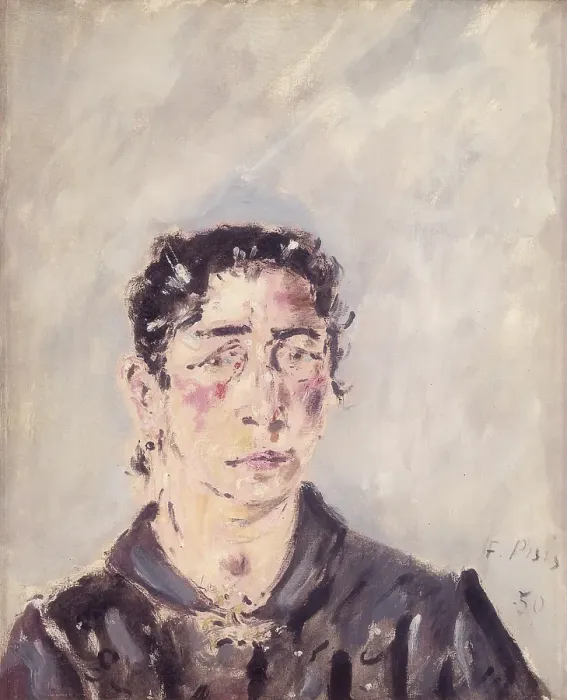 Framed Print : Portrait of Woman (Ritratto di donna), by Filippo Tibertelli De Pisis, 1950, 20th century, oil on canvas board Framed Print : Portrait of Woman (Ritratto di donna), by Filippo Tibertelli De Pisis, 1950, 20th century, oil on canvas board