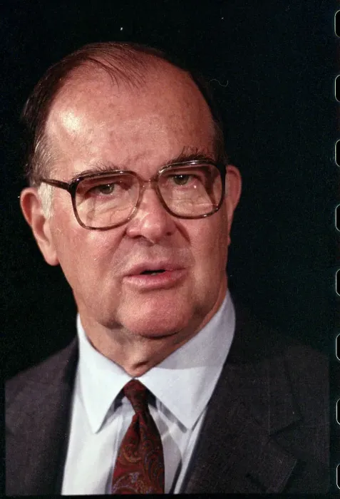 Framed Print : Portrait of World Bank President Barber Conable Framed Print : Portrait of World Bank President Barber Conable