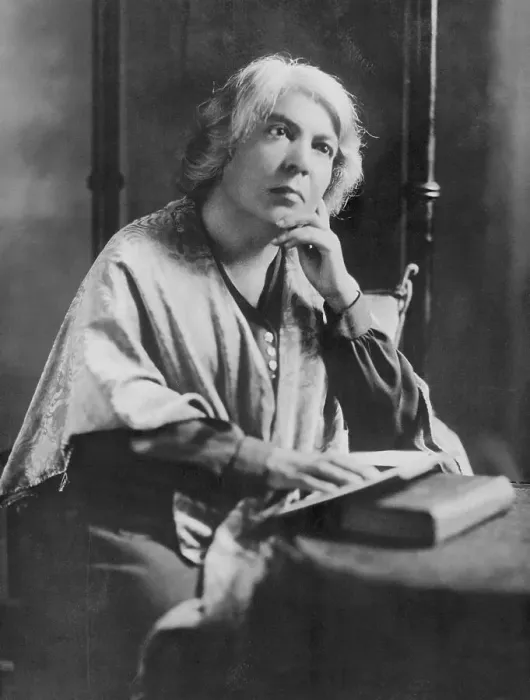 Framed Print : Portrait of Writer Grazia Deledda