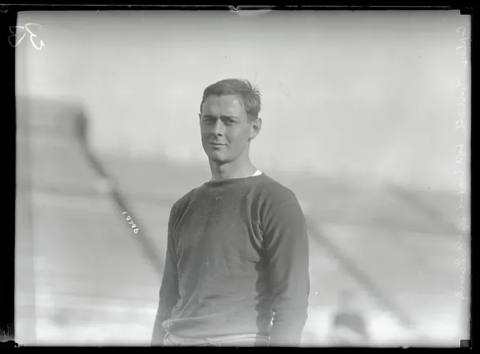 Framed Print : Portrait of Yale Football Captain Framed Print : Portrait of Yale Football Captain