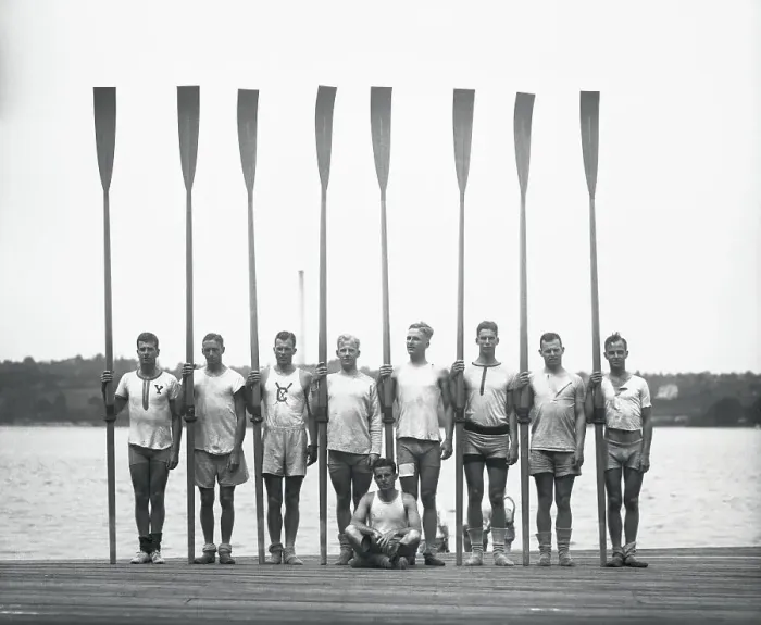 Framed Print : Portrait of Yale Varsity Crew Framed Print : Portrait of Yale Varsity Crew