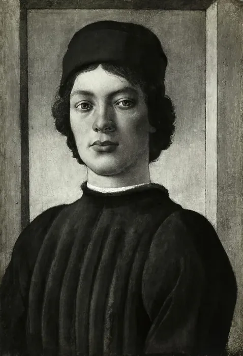 Framed Print : Portrait of Young Man by Sandro Botticelli Framed Print : Portrait of Young Man by Sandro Botticelli