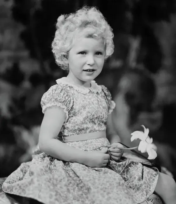 Framed Print : Portrait of Young Princess Anne Framed Print : Portrait of Young Princess Anne