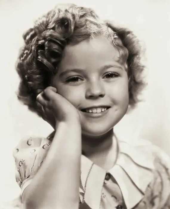 Framed Print : Portrait of Young Shirley Temple Framed Print : Portrait of Young Shirley Temple