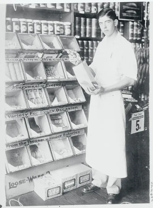 Framed Print : Portrait of Young Store Manager Framed Print : Portrait of Young Store Manager