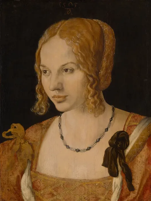 Framed Print : Portrait of a Young Venetian Woman, 1505. Artist: Dürer, Albrecht (1471-1528) Framed Print : Portrait of a Young Venetian Woman, 1505. Artist: Dürer, Albrecht (1471-1528)