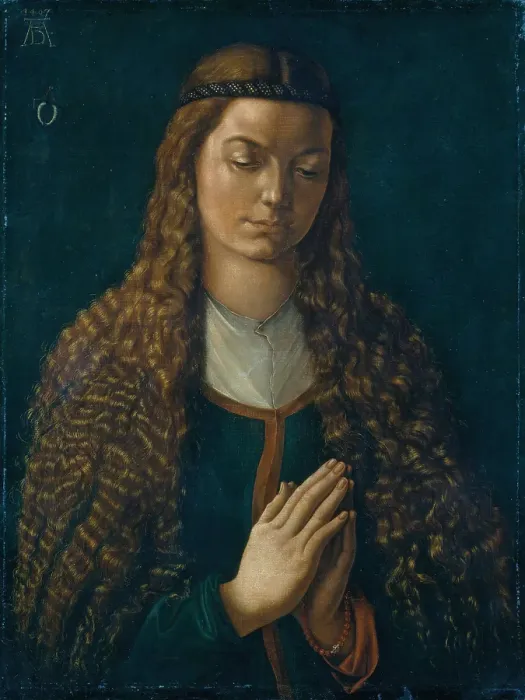Framed Print : Portrait of a young woman. Artist: Dürer, Albrecht (1471-1528) Framed Print : Portrait of a young woman. Artist: Dürer, Albrecht (1471-1528)