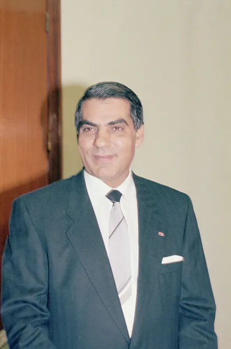 Framed Print : Portrait of Zine El Abidine Ben Ali Framed Print : Portrait of Zine El Abidine Ben Ali