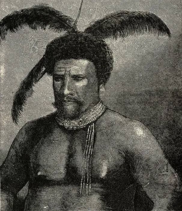 Framed Print : Portrait of Zulu King Cetewayo