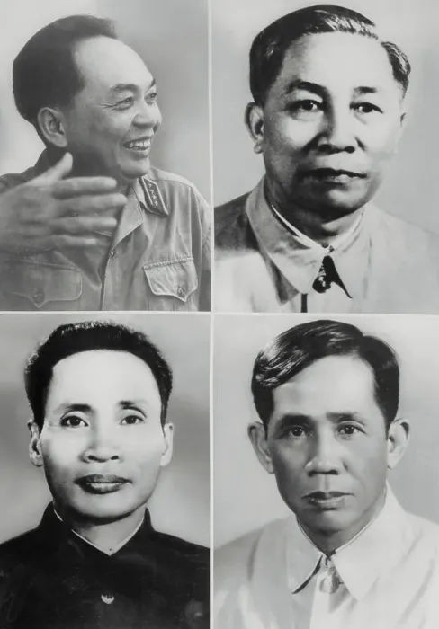 Framed Print : Portraits of Four Communist Leaders Framed Print : Portraits of Four Communist Leaders