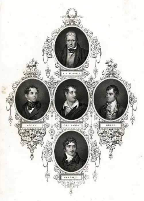 Framed Print : Portraits of writers and poets Framed Print : Portraits of writers and poets