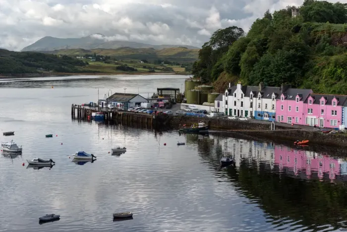 Framed Print : Portree Harbour, Isle of Skye, Scotland