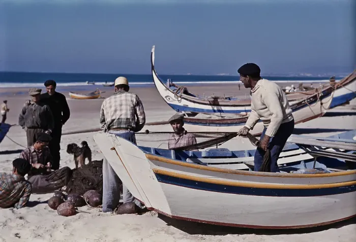 Framed Print : Portuguese Fishermen Framed Print : Portuguese Fishermen