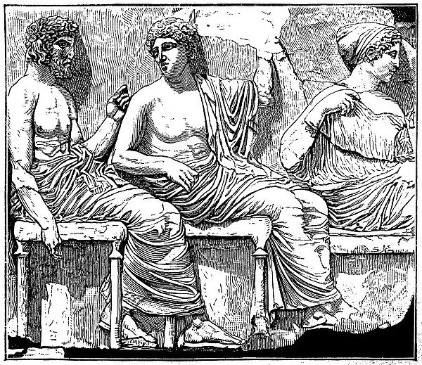 Poseidon, Apollo and Artemis