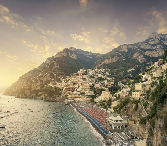 Framed Print : Positano - Amalfi coats - Italy Framed Print : Positano - Amalfi coats - Italy