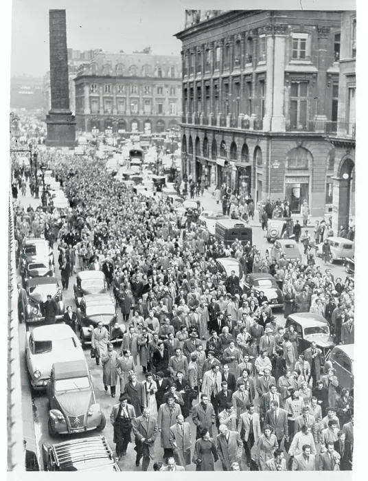 Framed Print : Postal Workers Marching in a Demonstration Framed Print : Postal Workers Marching in a Demonstration