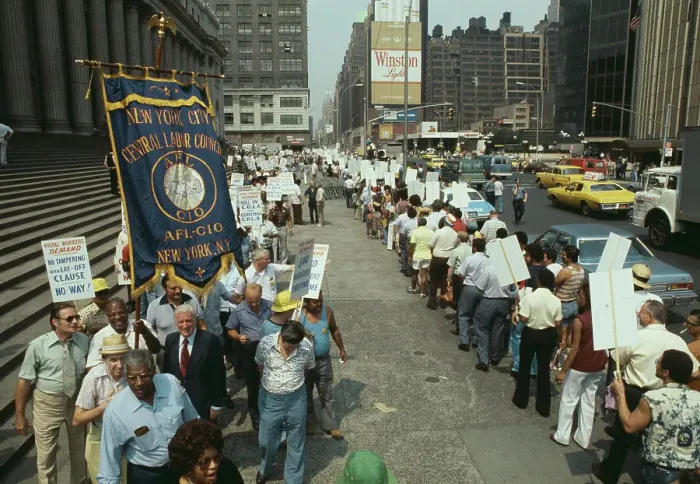 Framed Print : Postal Workers Protest