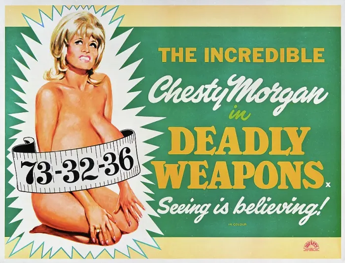 Framed Print : Poster For Deadly Weapons Framed Print : Poster For Deadly Weapons