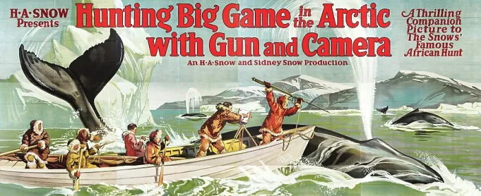 Framed Print : Poster For Hunting Big Game In The Arctic Framed Print : Poster For Hunting Big Game In The Arctic