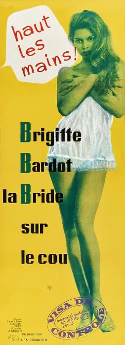 Framed Print : Poster For La Bride Sur le Cou Framed Print : Poster For La Bride Sur le Cou