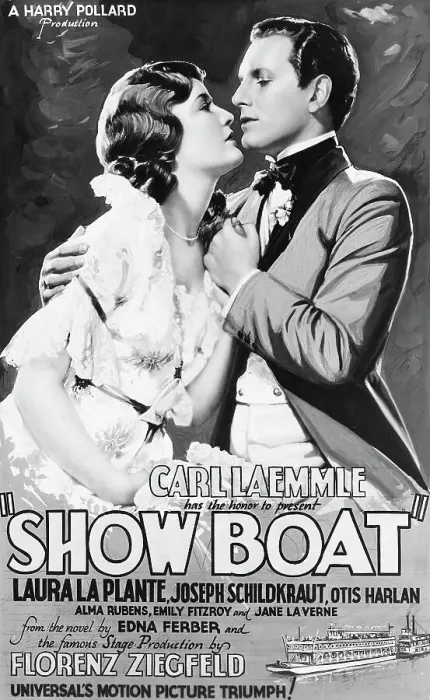 Framed Print : Poster For The Movie Show Boat
